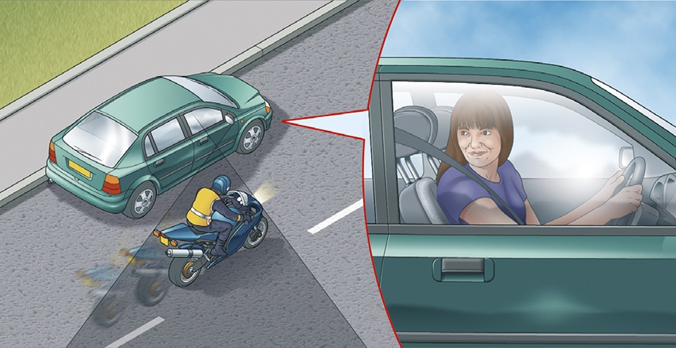 Being aware of your vehicle's blind spots